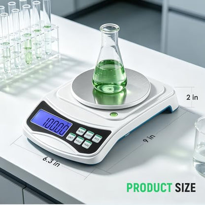 Antstone Lab Scale 1000g x 0.01g Digital Gram Scale with Calibration Weight