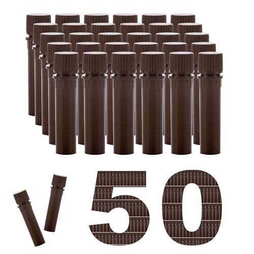 Light-Safe Cryovials 0.5ml, Brown Cryotubes, Bag of 50 - color: Brown, size: 0.5ml