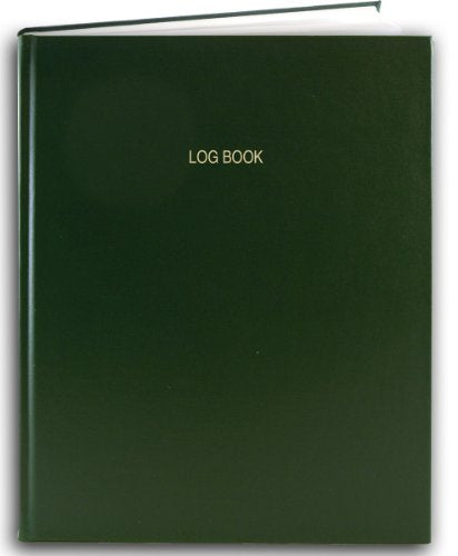 BookFactory Multipurpose Log Book, Green, Hardbound, 96 Pages - color: Green, size: 96 Pages