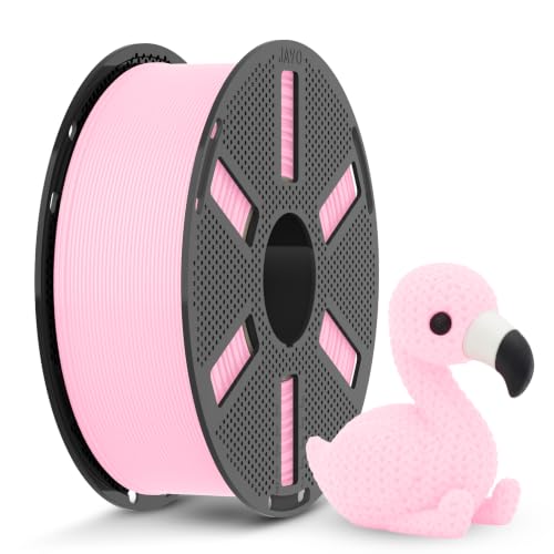 JAYO PLA 3D Printer Filament 1.75mm, 1.1kg Reusable Spool, Pink - color: 1.1kg Pink