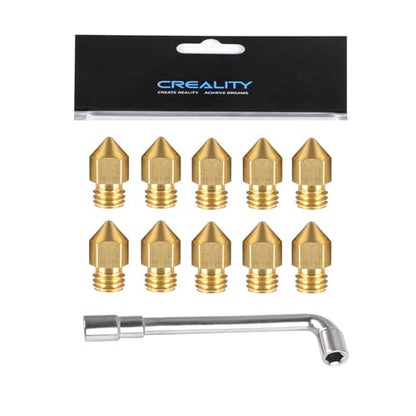 Ender 3 Brass Nozzle Kit for Creality Ender 3/Ender 3 Pro/Ender 3 V2 - style: Brass Nozzle Kit