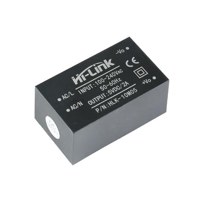 3PCS Mini Regulated Power Supply Intelligent Household Isolation Switch Power Module AC-DC 220V to 5V 2A 10W Converter HLK-10M05 - color: HLK-10M05