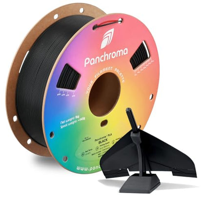 Polymaker Panchroma PLA Filament 1.75mm, 1kg, Black - color: Basic Pla - 1.75mm Black (Hex Code: #080a0d), size: 1kg