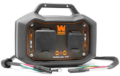 WEN GNA36i 30-Amp 3600-Watt Parallel Connection Kit for Inverter Generators, Black - style: 3600 Watts w/ Cord Storage