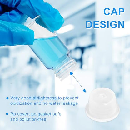 10ml Clear Glass Vials with Screw Caps 20PCS - style: 10ml-20pcs