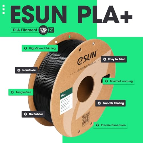 eSUN PLA+ Filament 1.75mm Purple 1KG, 3D Printer Filament - color: 1kg-purple