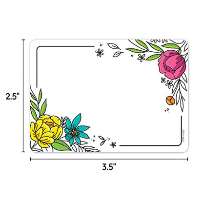 CTP Doodly Blooms Badge Labels for Classroom (Creative Teaching Press 10693) - color: Doodly Blooms