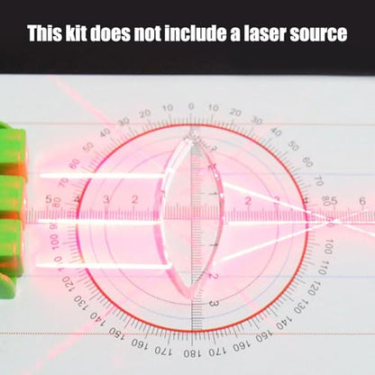 6Pcs Physics Optics Lens Set for Exploring Optical Phenomena, Physics Optics Experiment Set for Teachers and Students Teacher