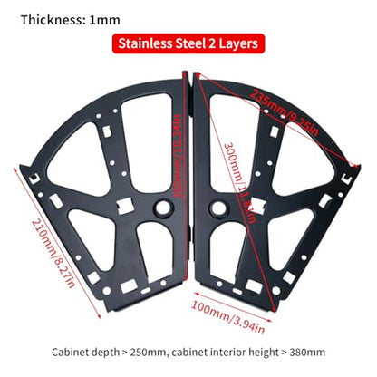 BORDSTRACT Shoe Cabinet Hinge, 2 Layers Shoe Cabinet Flip Frame - size: 2 Layer