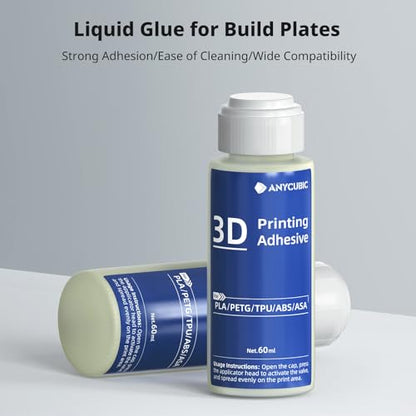 Anycubic 2 Pcs 60ml 3D Printer Bed Adhesive Glue