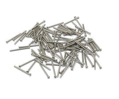 iexcell 100 Pcs M2 x 25mm Thread Pitch 0.4 mm Stainless Steel 304 Hex Socket Button Head Cap Screws Bolts Kit - size: M2 x 25mm