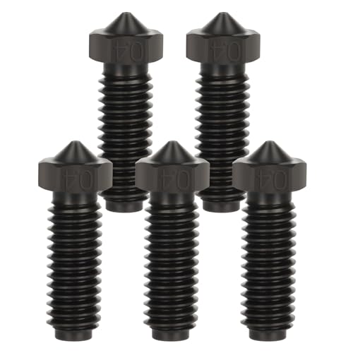 IdeaFormer-3D 5Pcs 0.4mm Hardened Steel Nozzles for Kobra 2 Series, 3D Printers Hardened Steel Extruder Hotend Nozzle Kit for Anycubic Kobra 2/Kobra 2 Neo/Kobra 2 Pro/Kobra 2 Plus/Kobra 2 Max - size: 0.4mm, style: Kobra 2/Pro/Neo/Plus/Max