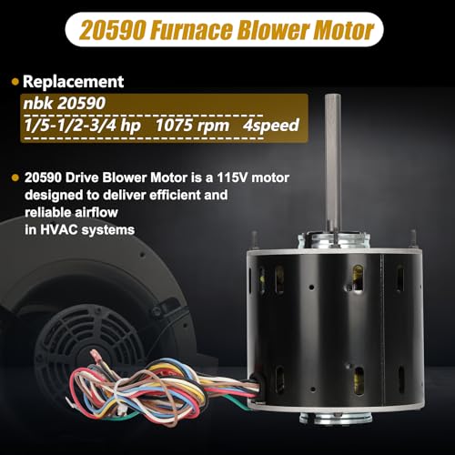 20590 Furnace Air Handler Blower Motor