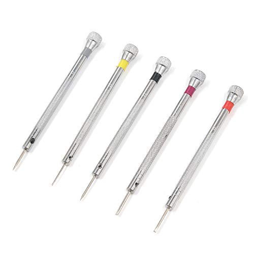 T Tulead Watch Screwdrivers Precision Screwdriver Set 5 Sizes