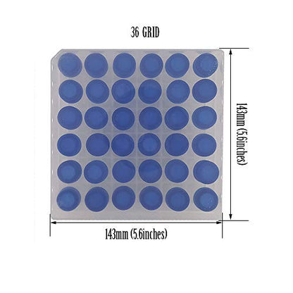 36PCS Cryo Tubes 5ml, Plastic Small vials with Screw caps Sample Tubes,PP Material ，with Silica Gel Gasket，Free from DNase, RNase, Human DNA - size: 5ml 36PCS