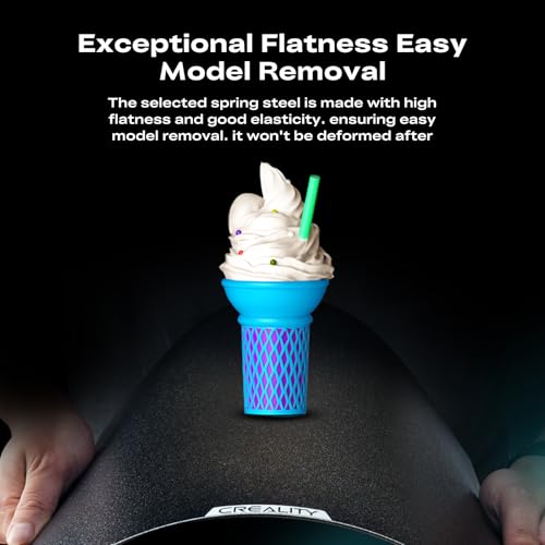 Creality K2 Plus PEI Frosted Build Plate, Excellent Heat Resistance High Strength & Wear, Resistance Easy Model Removal - style: K2 Plus PEI Frosted