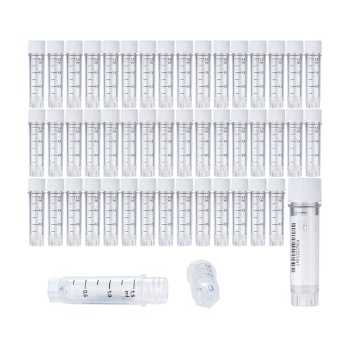 1.5ml Cryovials, Side-Coded, External Thread, White, 500Pcs - color: White, size: 1.5ml