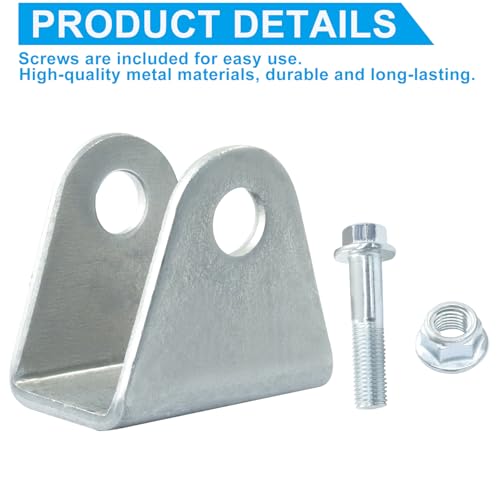 Universal Shock Mount Kit, Silver Steel, 4 Pack