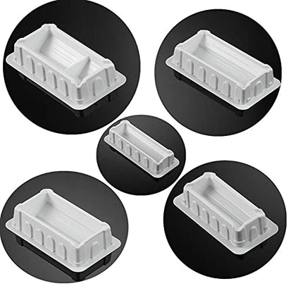 25ml Reagent Reservoir - RNase/DNase Free & Pyrogen Safe, Polystyrene, White, (Case of 100) - size: 25ml (Case of 100)