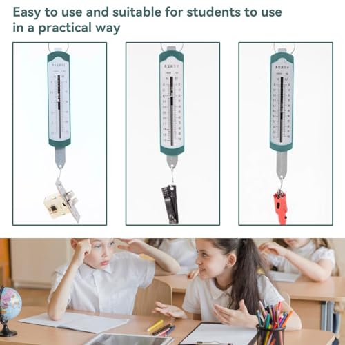 4Pcs Spring Scales for Science Classroom, Professional High Accuracy Bar Portable Spring Dynamometer for Student Physics Experiment Teaching Demonstration (2.5N) - size: 2.5N
