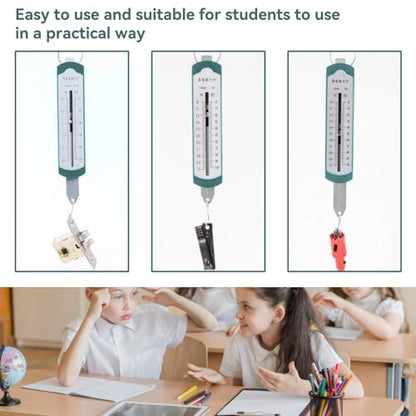4Pcs Spring Scales for Science Classroom, Professional High Accuracy Bar Portable Spring Dynamometer for Student Physics Experiment Teaching Demonstration (2.5N) - size: 2.5N