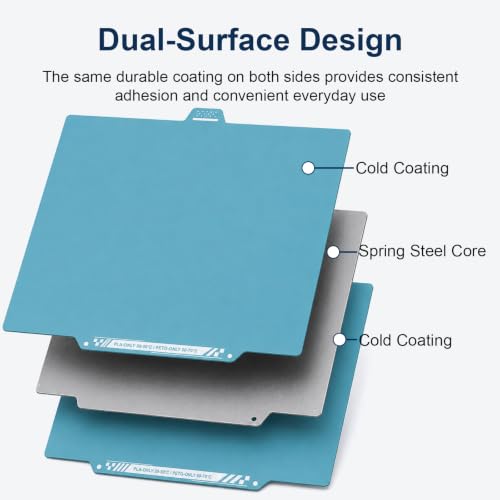 Build Plate for QIDI Q2 3D Printer, 280x280mm Flexible Spring Steel Bed