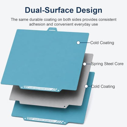 Build Plate for QIDI Q2 3D Printer, 280x280mm Flexible Spring Steel Bed