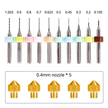 TRONXY 3D Printer Nozzle Cleaning Kit - color: Cleaning needle kit + nozzle 5
