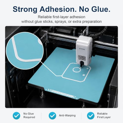 Build Plate for QIDI Q2 3D Printer, 280x280mm Flexible Spring Steel Bed