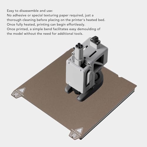 BORDSTRACT Double-Sided Build Plate, PEY Star Pattern + PEI Spray Texture Spring Steel 235x235mm Without Soft Magnetic Base, Printing Hot Bed Platform with Grooves for K1/S1 3D Printers - style: PEI spray + PEY starry sky 235*235mm (with grooves)