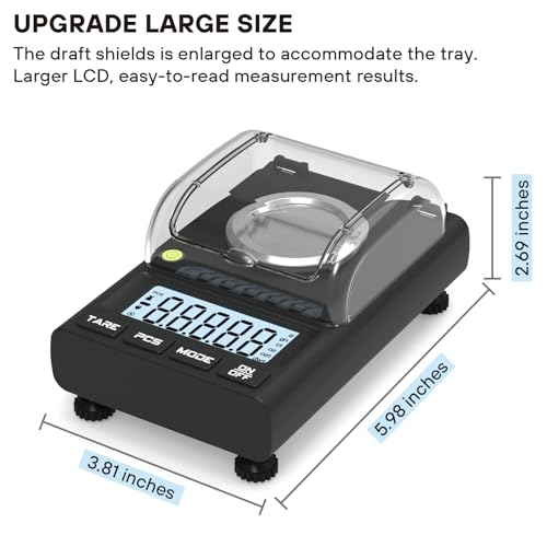 WEIGHTMAN Milligram Scale 100g x 0.001g, with Two 50g Calibration Weights