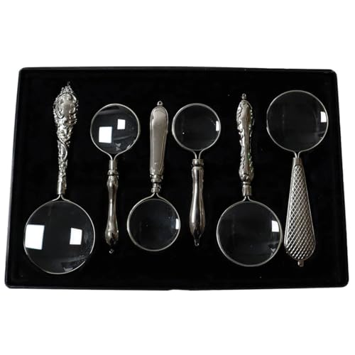 Fox Valley Traders Magnifiers with Case, Set of 6, Daily Living Aids