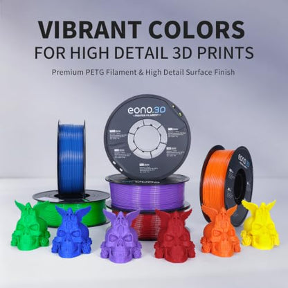 PETG Filament 1.75mm 6kg Multi Color 3D Printer Filament - color: Multicolor Petg 1kg*6