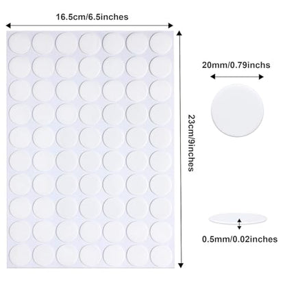 JANYUN 560 Pcs Sticky Dots,20 mm Round Putty Clear Tack Adhesive Dots - size: 20mm Round