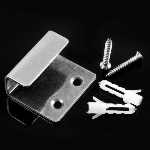 Luomorgo Tile Display Wall Hanger, Medium Size, Silver, 10 Pcs - size: Medium Silver