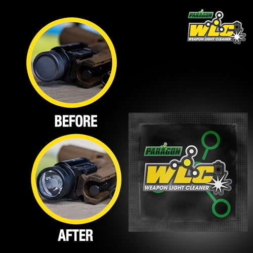 C+H Paragon OLC Optic Lens Cleaner – for Gun Sights, Optic Lens, Night Vision, and Scopes - style: Optic Cleaner Wipes 10pk + Light Cleaner Wipes 10pk Combo