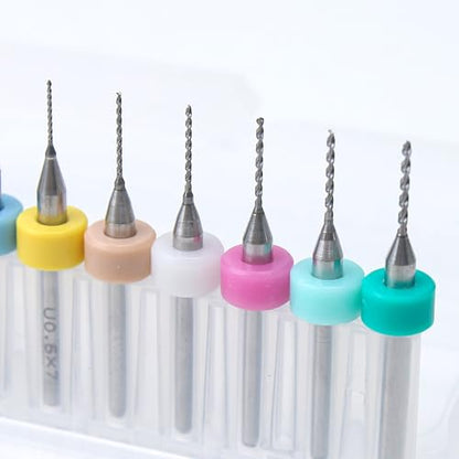 61Pcs/Set Pin Vise, 50 Micro Twist Drill Bits Set 1-3mm, 10 PCB Mini Hand Rotary Tool Random Color 0.1-1mm, Drilling Vice For Making Jewelry Miniatures Carburetor Modeling Resin Polymer Clay DIY Craft