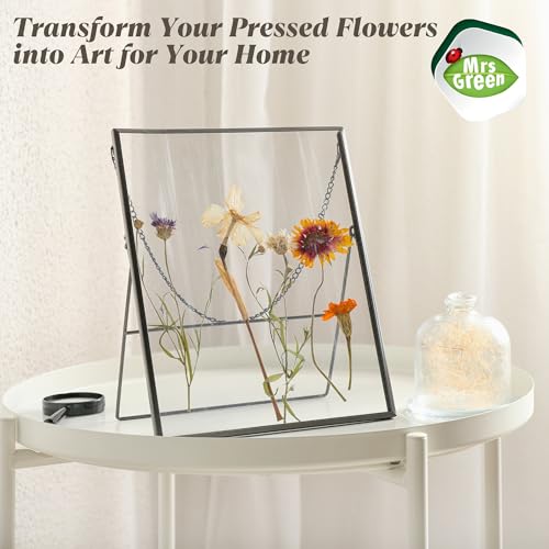 Flower Press Activity Kit by Mrs Green Tools - Outdoor Nature Craft Project To Preserve Dried Flowers and Leaves for Kids Ages 6+ - Educational STEM Learning for Kids - Gift for Elementary Students