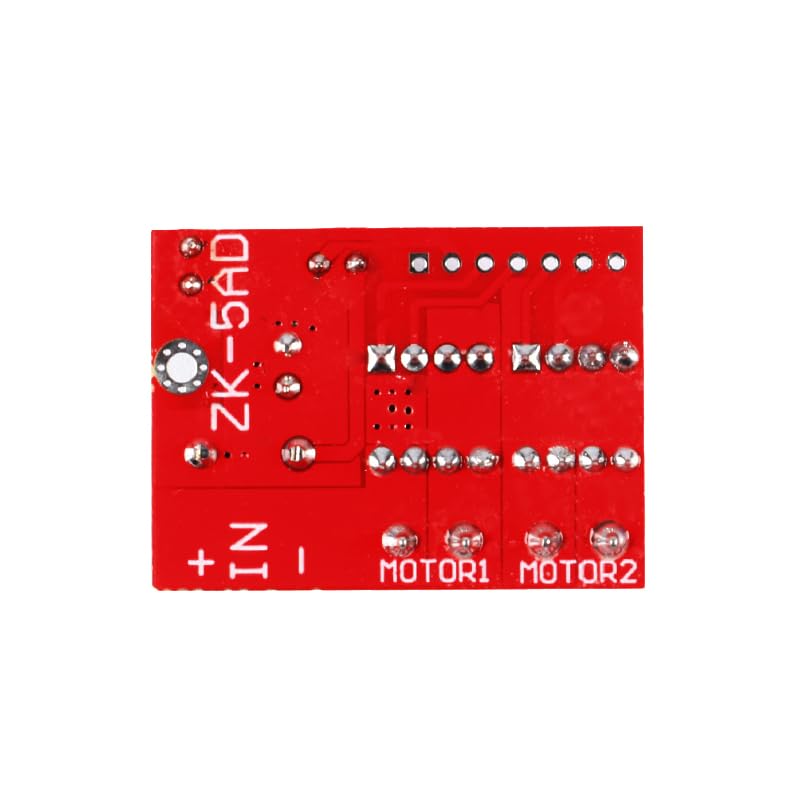 2Pcs 5A Dual DC Motor Drive Controller Module Stepper Motor Double H Bridge PWM Speed Control Relay Light Bar Remote Control 3V-14V ZK-5AD