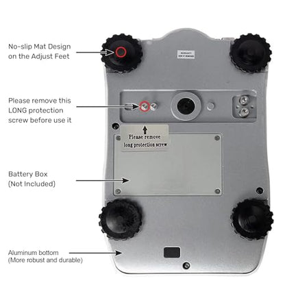 FLB Lab Scale Digital Precision Balance with DWT Unit 2000g x 0.01g - size: 2000gx0.01 (BATTERY NOT INCLUDED)