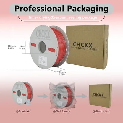 PA6-GF 10% Glass Fiber Nylon Filament 1KG Heat to 135ｰC 1.75MM Gray - color: Grey 2