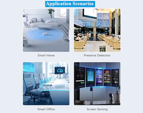 Human Micro-Motion Detection mmWave Sensor Compatible with Raspberry Pi/Pi Pico/Jetson Nano/ESP32, 24GHz mmWave Radar, Based On S3KM1110, Adopt Frequency Modulated Continuous Wave (FMCW) Technology - color: 1PCS