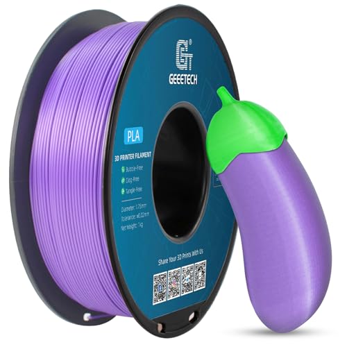 Geeetech Purple PLA 3D Printer Filament 1.75mm, 1KG - color: 1kg Pla Purple