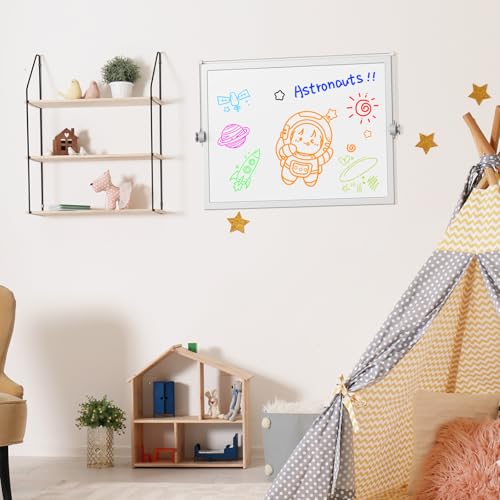 Desktop Whiteboard 16x12 Stand, Double Sided Dry Erase Board - size: 16*12white