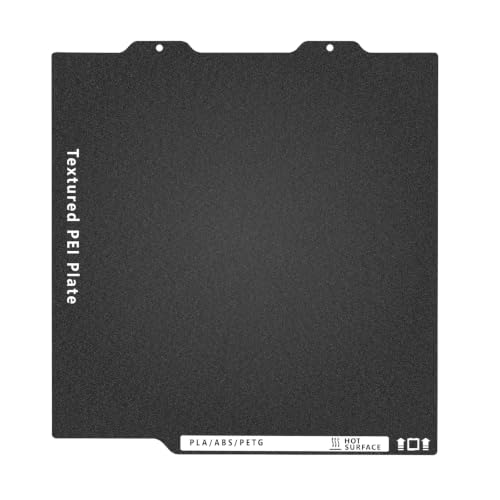 184x184mm Build Plate for Bambu Lab A1 Mini, Double Side Black Textured PEI Sheet Flexible Spring Steel Plate Heated Bed Printing Platform for A1 Mini 3D Printer - size: 184x184mm