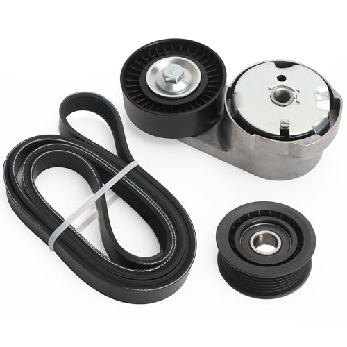 Belt Tensioner Serpentine Belt Idler Pulley Kit for Dodge Avenger 2013-2014 - size: for Town & Country/Grand Caravan 11-16