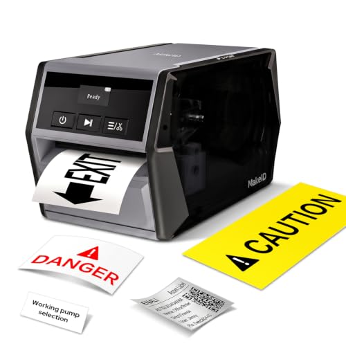 Makeid D50 Industrial Label Maker, 2 Inch Desktop Printer with Auto Cutter