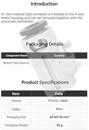 TANGBOLIBO AMS Lite Filament Hub Kit for A1 & A1 Mini 3D Printers Adapters Tube Kit - size: Kits