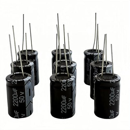 25 Values Aluminum Electrolytic Capacitor Kit 1000uF-10000uF - style: 1000uF-10000uF 180pcs