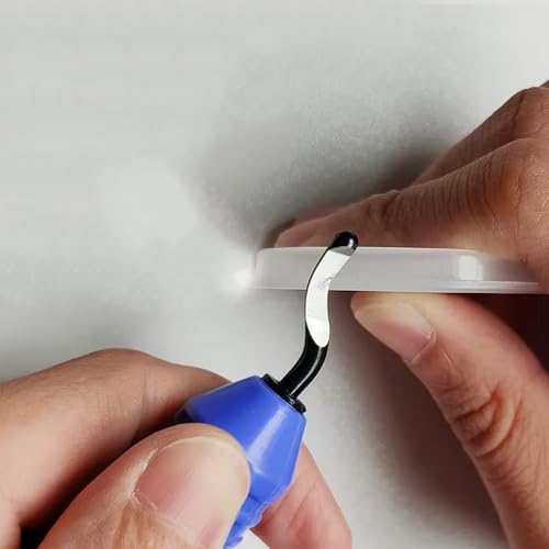 1Pc Blue Stainless Steel NB1100 Deburring Tool Kit Precision Edge Burr Removal on Copper,Iron, Brass,and PVC Plumbing Pipes,3D Printing Plastics,Resin Art,Metal Work,Deburring Cutters Cutting Tools